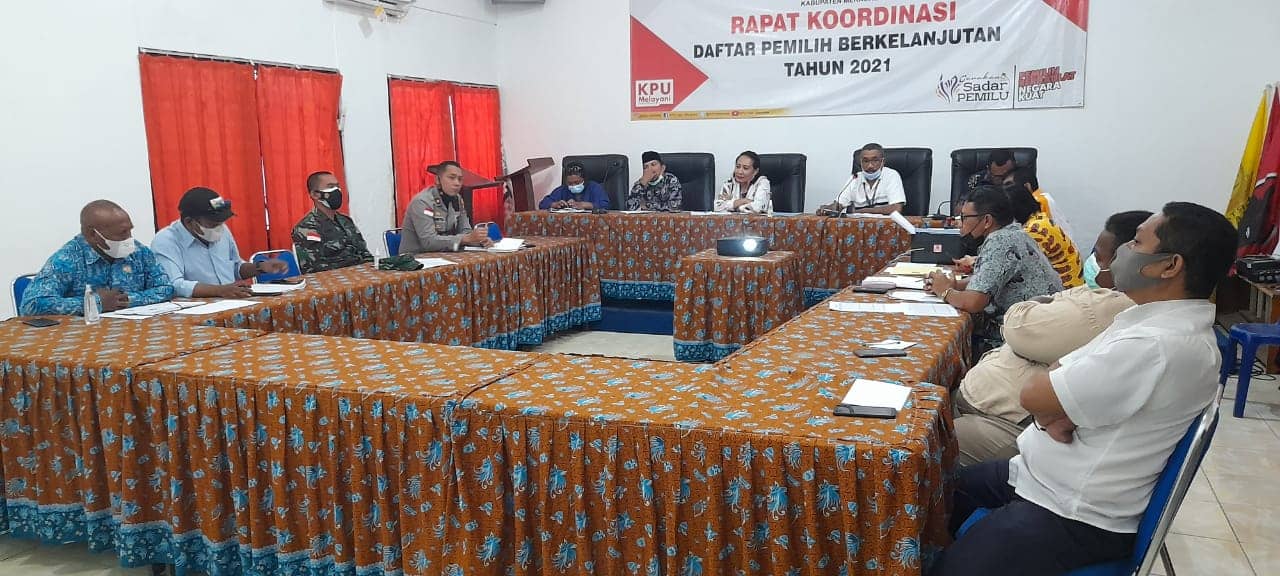 Rapat Koordinasi KPU Merauke dengan elemen terkait