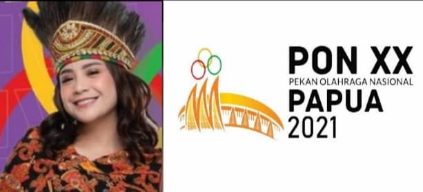 Nagita Slavina ikon PON XX Papua