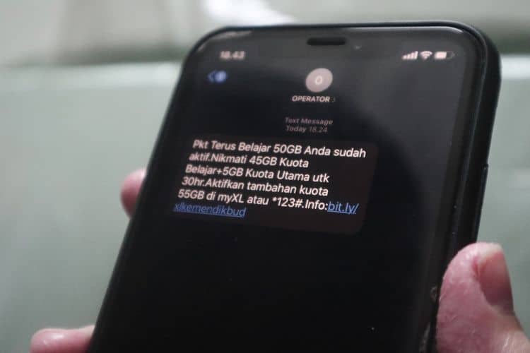 Kuota Belajar Kemendikbud