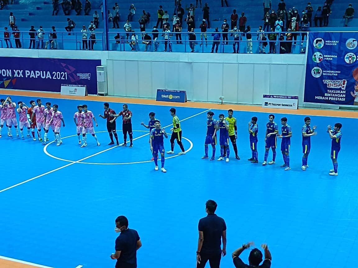 Jawa Barat Vs Banten pada pertandingan PON XX Papua.