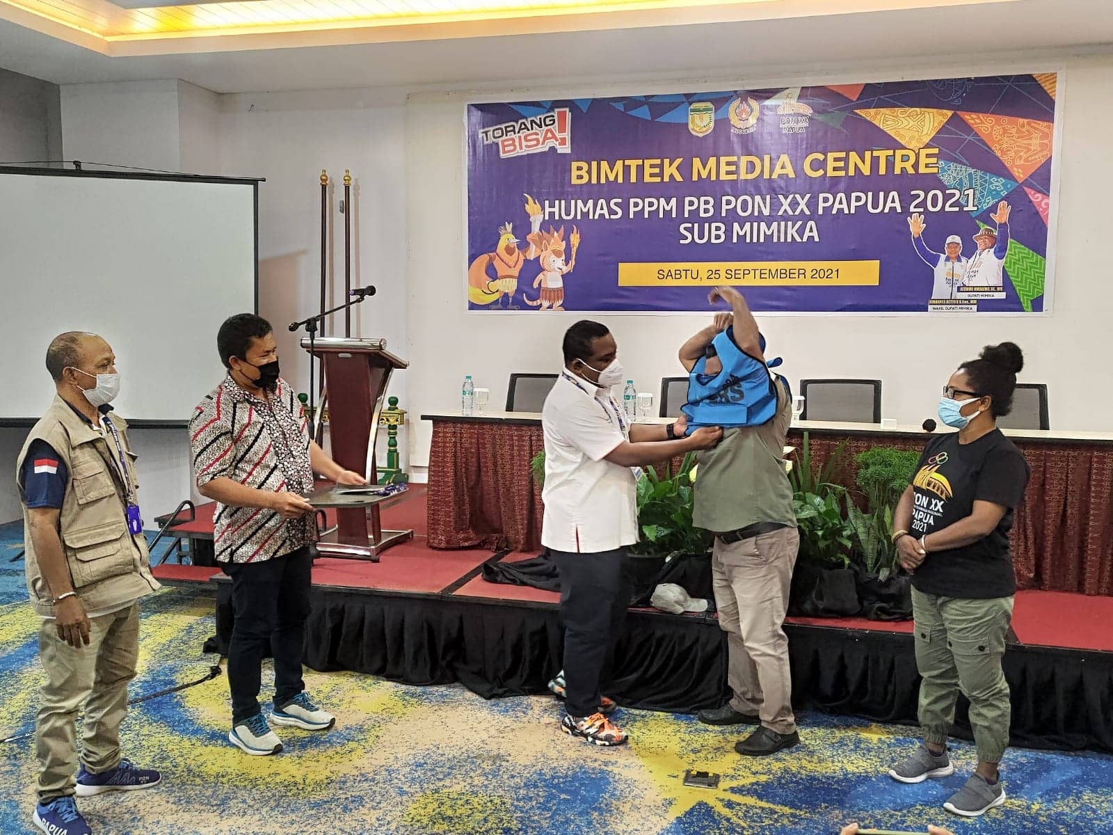 Bimtek media centre