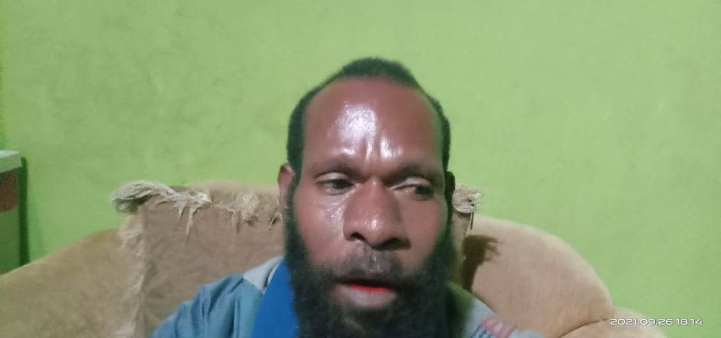Kepala Kampung Mamapu, Distrik Bina Kabupaten Puncak, Tepinus Murib