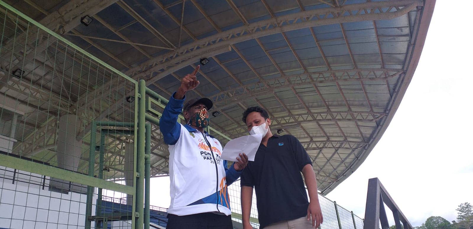 Yulius Uwe yang kini fokus melatih atlit-atlit Papua bidang atletik.