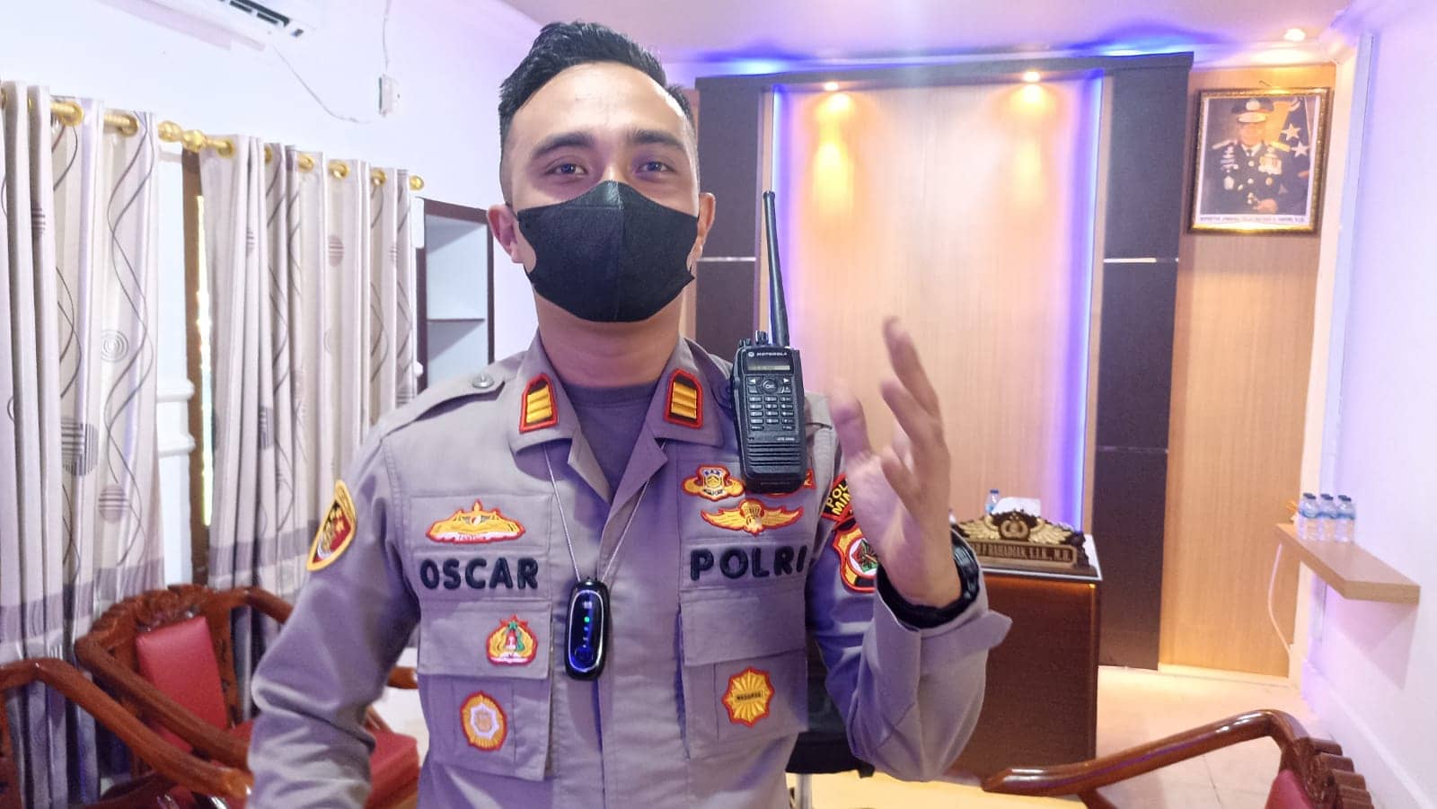Kapolsek Miru AKP Oscar Fajar Rahadian