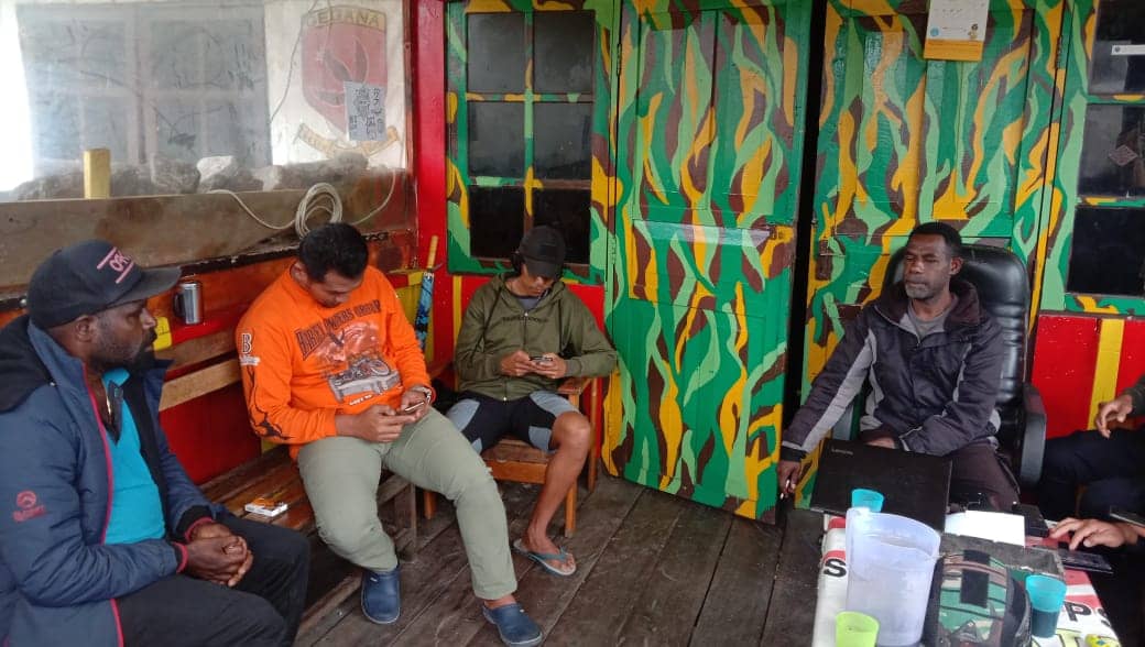 Denis Murib yang berhasil diamankan di Pos Maleo