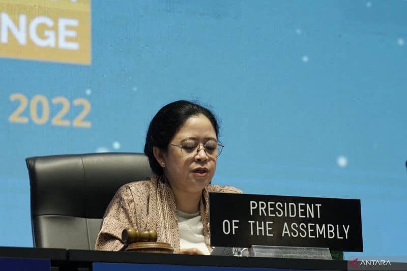 Ketua DPR RI Puan Maharani menyampaikan ucapan duka cita kepada parlemen dan masyarakat China atas insiden jatuhnya pesawat maskapai China Eastern Airlines