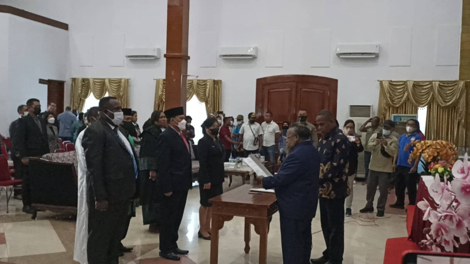 Pengambilan sumpah janji jabatan lingkup Pemda Mimika