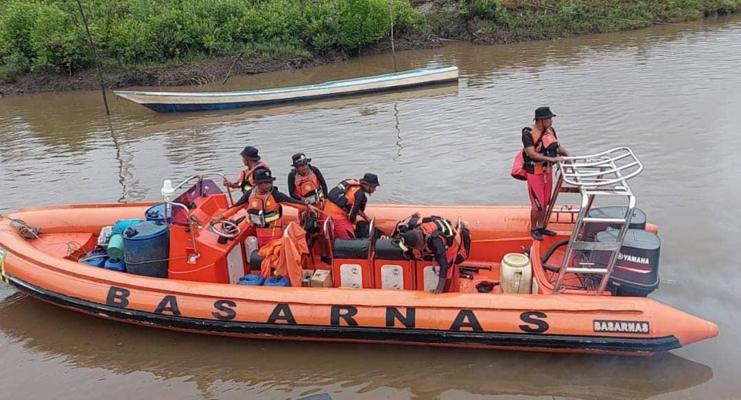 Tim SAR menuju lokasi kejadian perkara