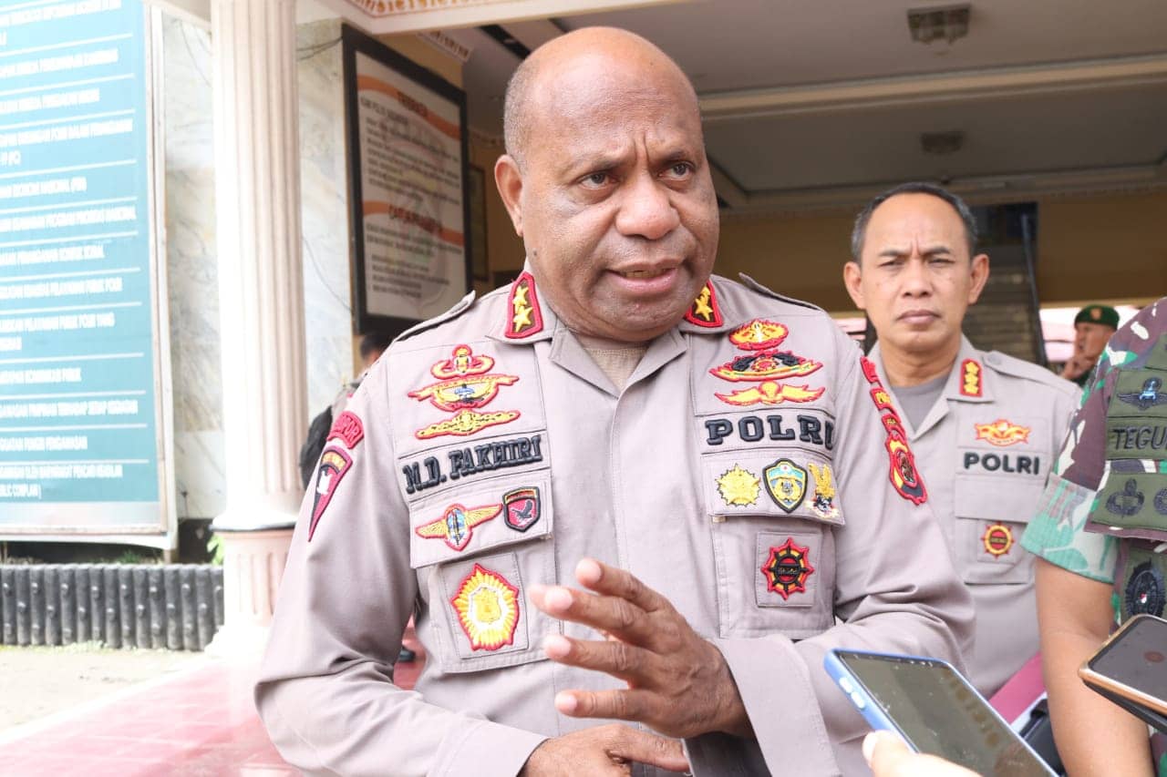 Kapolda Papua Irjen Pol Mathius D. Fakhiri