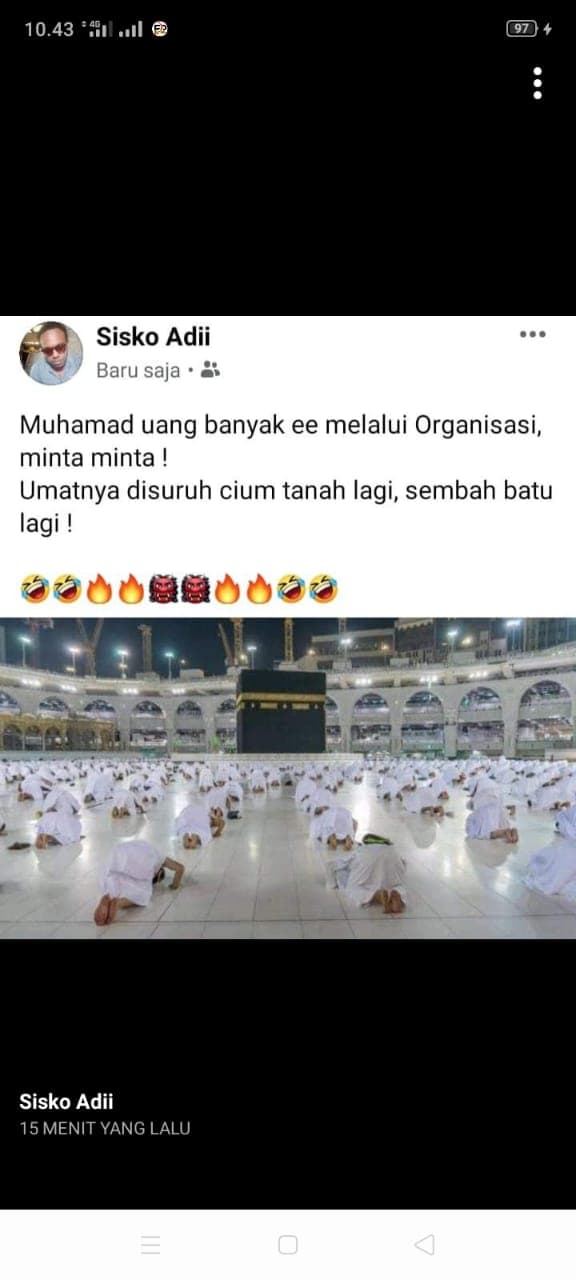 Ilustrasi berita MIMIKA: Tidak ada efek Jera, Akun Facebook Sisko Adi Kembali Lecehkan Agama, Polisi Diminta Segera Bertindak