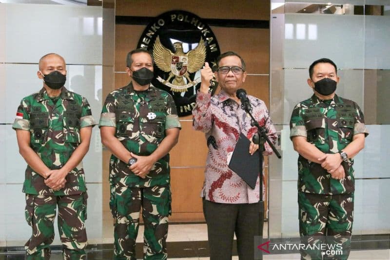 Ilustrasi berita PAPUA: Mahfud Temu Kasad Bahas Pengamanan Papua