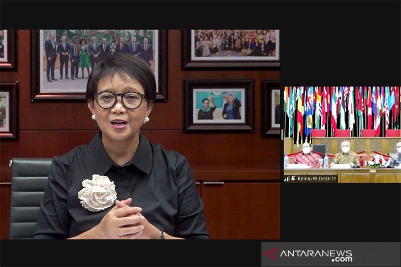 Ilustrasi berita BERITA UTAMA: Mentri Luar Negeri RI Dorong Percepatan Vaksinasi Untuk Antisipasi Omicron