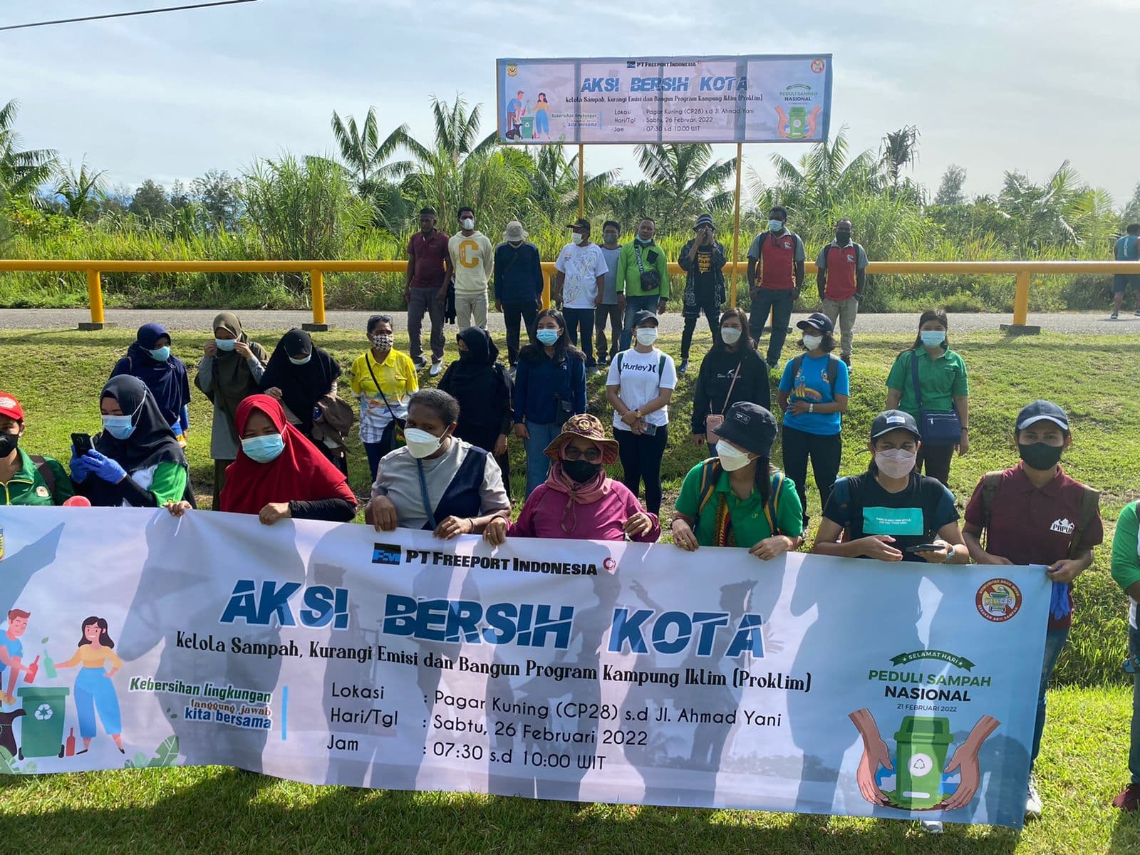 Ilustrasi berita MIMIKA: PT. Freeport Bersama Komunitas Lakukan Aksi Bersih Kota Peringati HPSN