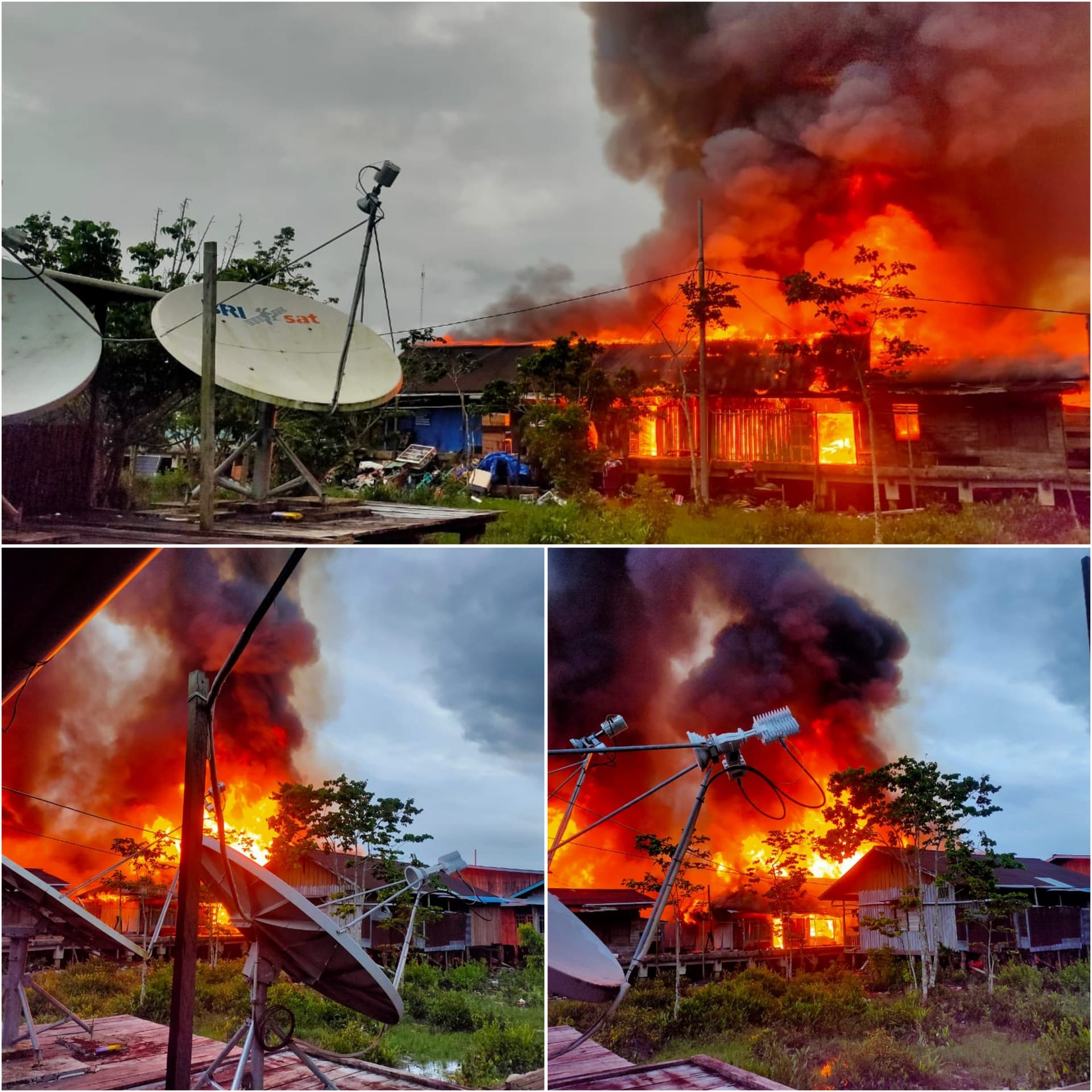 Ilustrasi berita MIMIKA: Breaking News: Kebakaran Besar Kembali Landa Kota Agats, Asmat