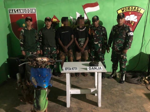 Ilustrasi berita PAPUA: Selundupkan Ganja 250 Gram, Pelajar SMA Ditangkap Satgas Pamtas RI-PNG Yonif 725/Woroagi
