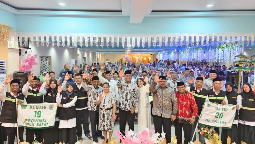 Ilustrasi berita Jayapura: 273 Calon Jemaah Haji Asal Papua Barat dan Papua Barat Daya Diberangkatkan ke Tanah Suci