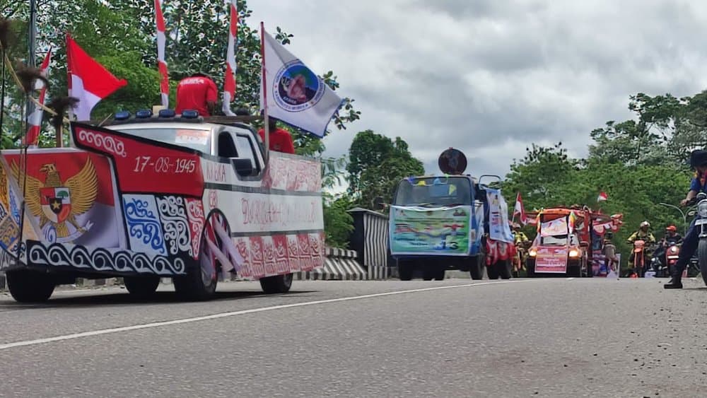 Ilustrasi berita MIMIKA: Dilepas Sekda Yumte, Ratusan Mobil Hias Ramaikan Pawai Peringatan HUT Kemerdekaan RI ke-78 di Mimika