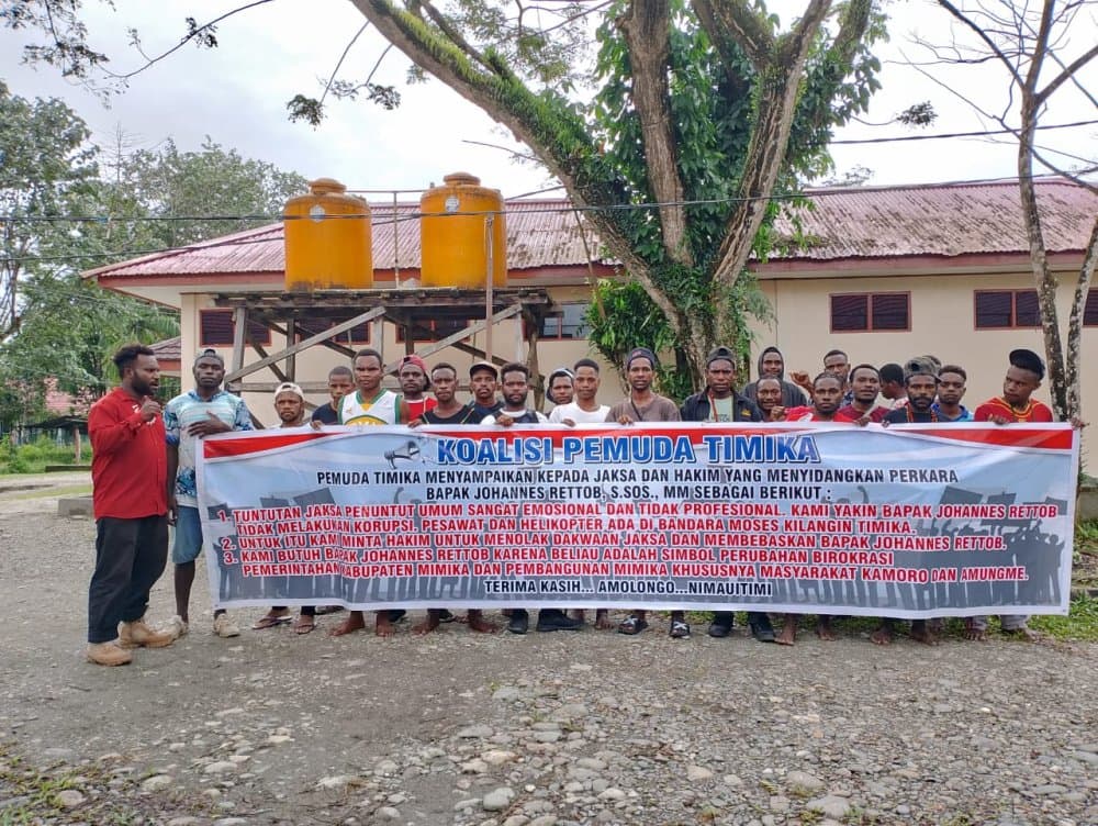 Ilustrasi berita MIMIKA: Abaikan Fakta Persidangan, Koalisi Pemuda Mimika Minta Hakim Tipikor PN Jayapura Tolak Tuntutan "Emosional" JPU Dalam Kasus Pesawat