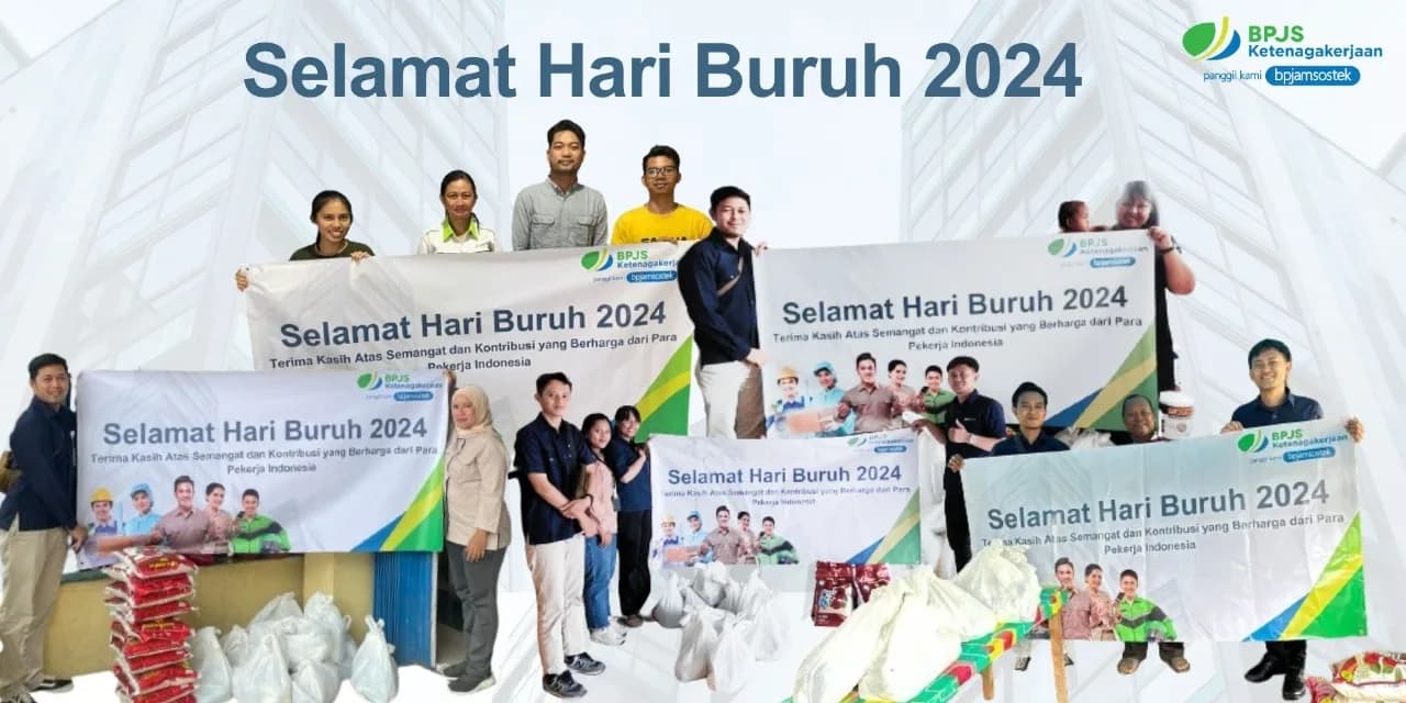 Ilustrasi berita MIMIKA: Peringati Hari Buruh, BPJS Ketenagakerjaan Mimika Berbagi 75 Paket Sembako