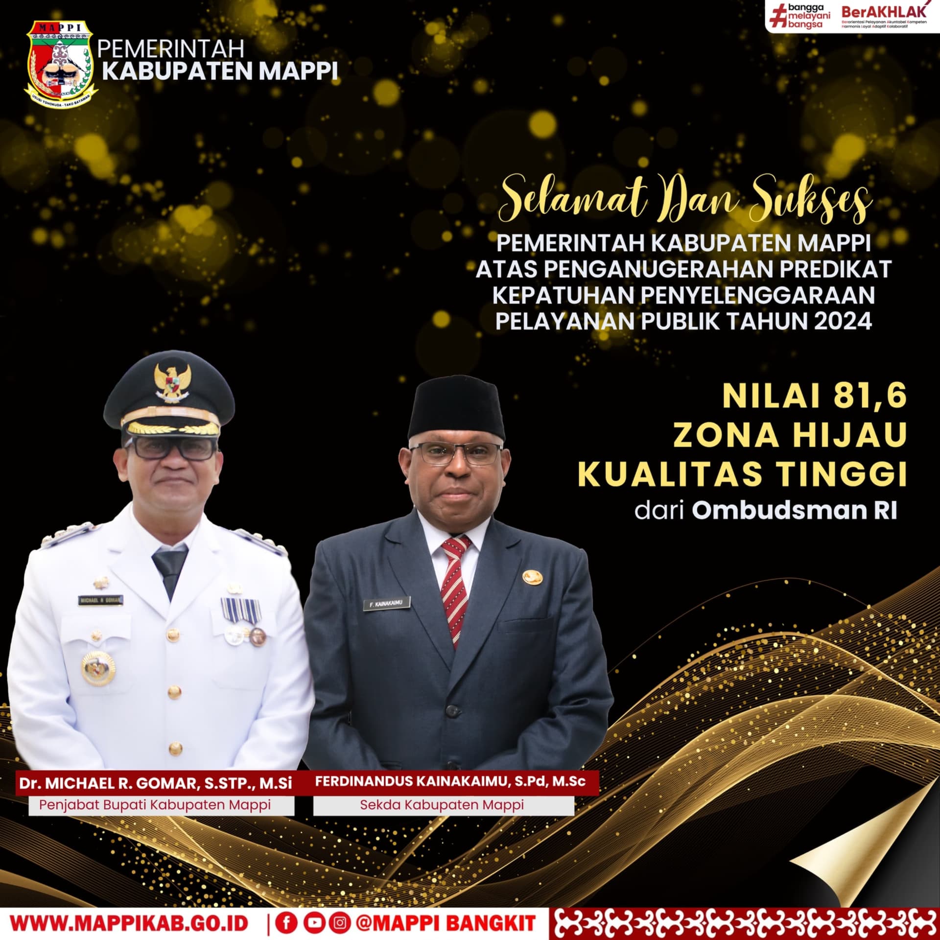 Ilustrasi berita PAPUA: Pemkab Mappi Raih Penganugerahan Predikat Kepatuhan Penyelenggaraan Pelayanan Publik 2024