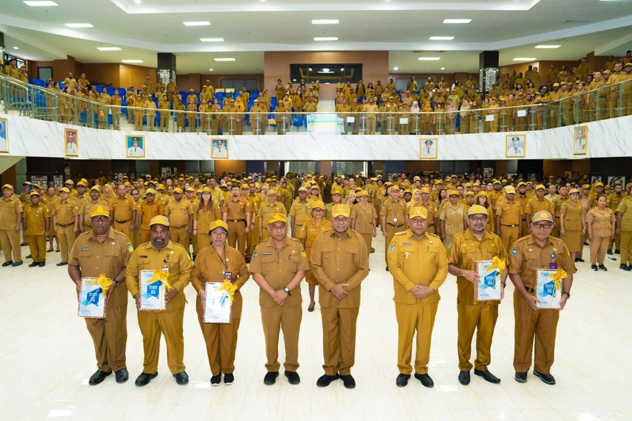 Ilustrasi berita Jayapura: Pimpin Apel Perdana 2026, Gubernur Papua Dorong ASN Tingkatkan Disiplin, Kinerja dan Pelayanan Publik