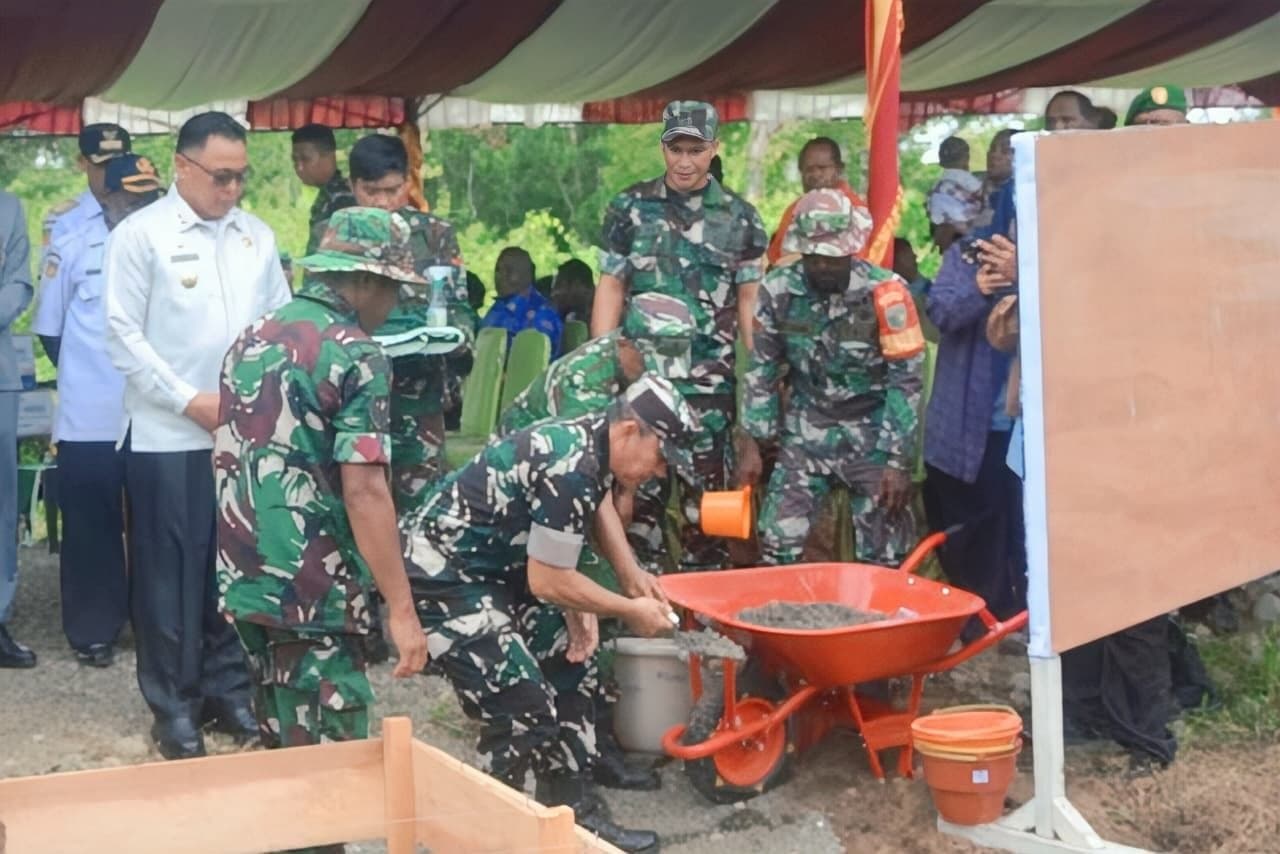 Ilustrasi berita NASIONAL: Ground Breaking Jembatan Perintis Garuda di Nabire, Buka Akses dan Dorong Ekonomi Papua Tengah