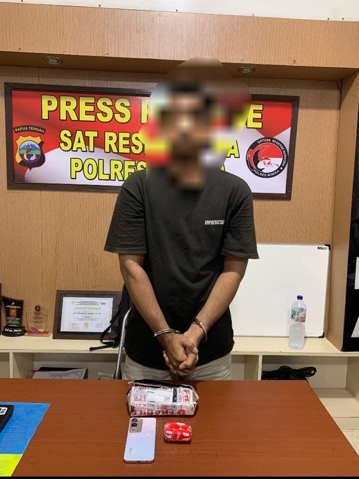 Ilustrasi berita MIMIKA: Oknum Security Ditangkap Saat Ambil Paket Narkoba di Jasa Pengiriman J&T Timika