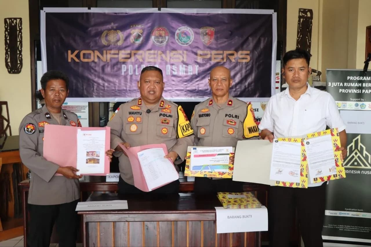 Ilustrasi berita Papua: Penipuan Berkedok Program Rumah Subsidi, Polres Asmat Tangkap Tersangka dan Ungkap Kerugian Rp1,29 Miliar