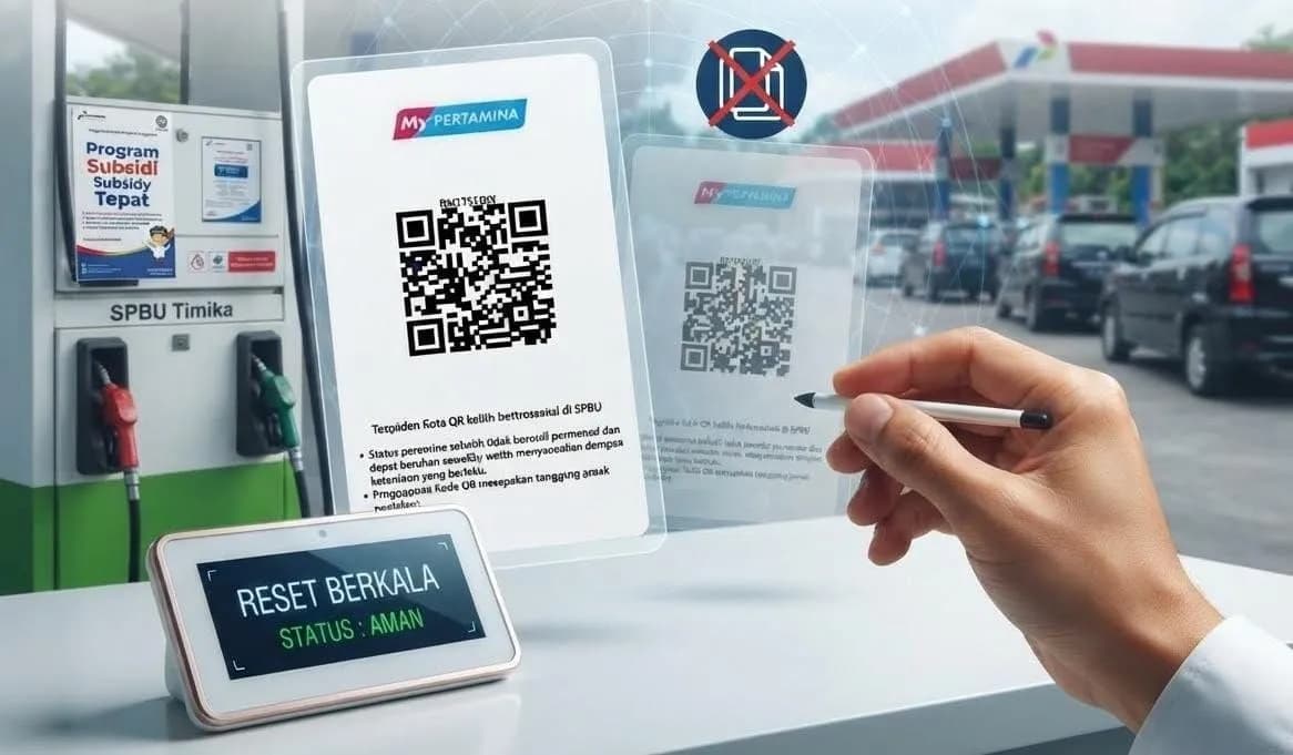 Ilustrasi berita Mimika: Barcode BBM Bersubsidi Ditemukan Ganda, Disperindag Mimika Imbau Warga Rutin Reset