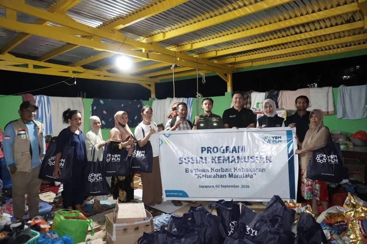 Ilustrasi berita JAYAPURA: YBM PLN Salurkan Bantuan Logistik dan Penerangan bagi Korban Kebakaran Dok V Bawah
