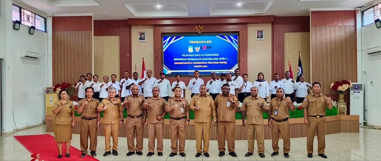 Ilustrasi berita Pemerintahan: Wagub Papua Buka Pelatihan Pengadaan Barang dan Jasa, Dorong Aparatur Profesional dan Berintegritas