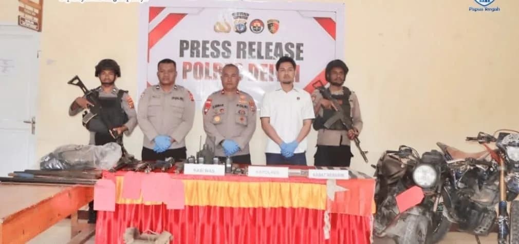 Ilustrasi berita Papua Tengah: Polisi Sita 3 Senpi Ilegal dan 54 Amunisi di Deiyai, Pemilik Masuk DPO Kasus Pembunuhan