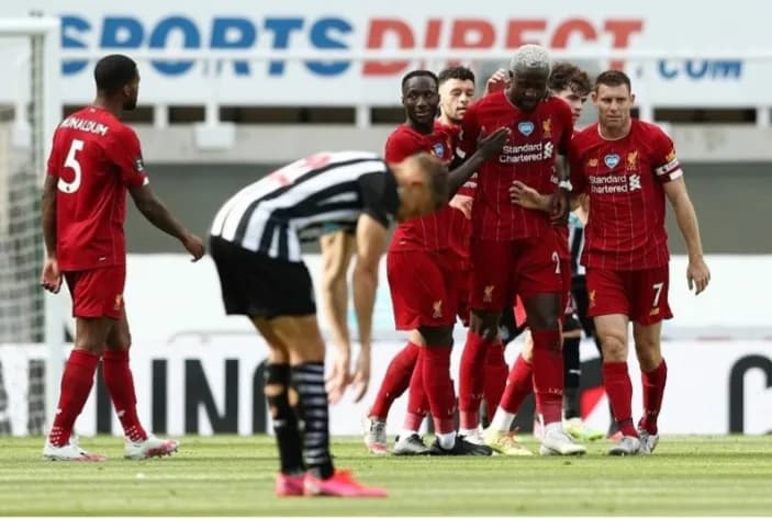 Ilustrasi berita OLAHRAGA: Kalahkan Newcastle, Liverpool Tutup Musim dengan Rekor Baru