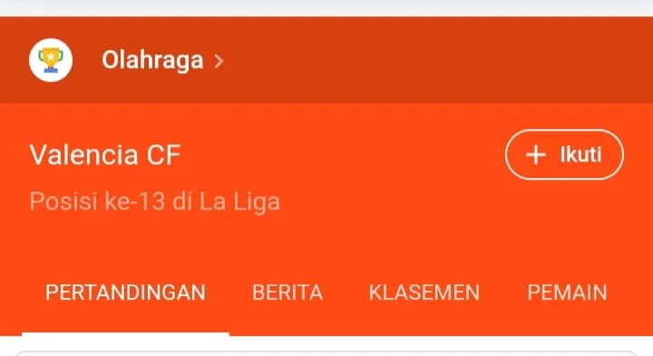 Ilustrasi berita OLAHRAGA: Valencia Takluk di Kandang Tim Promosi