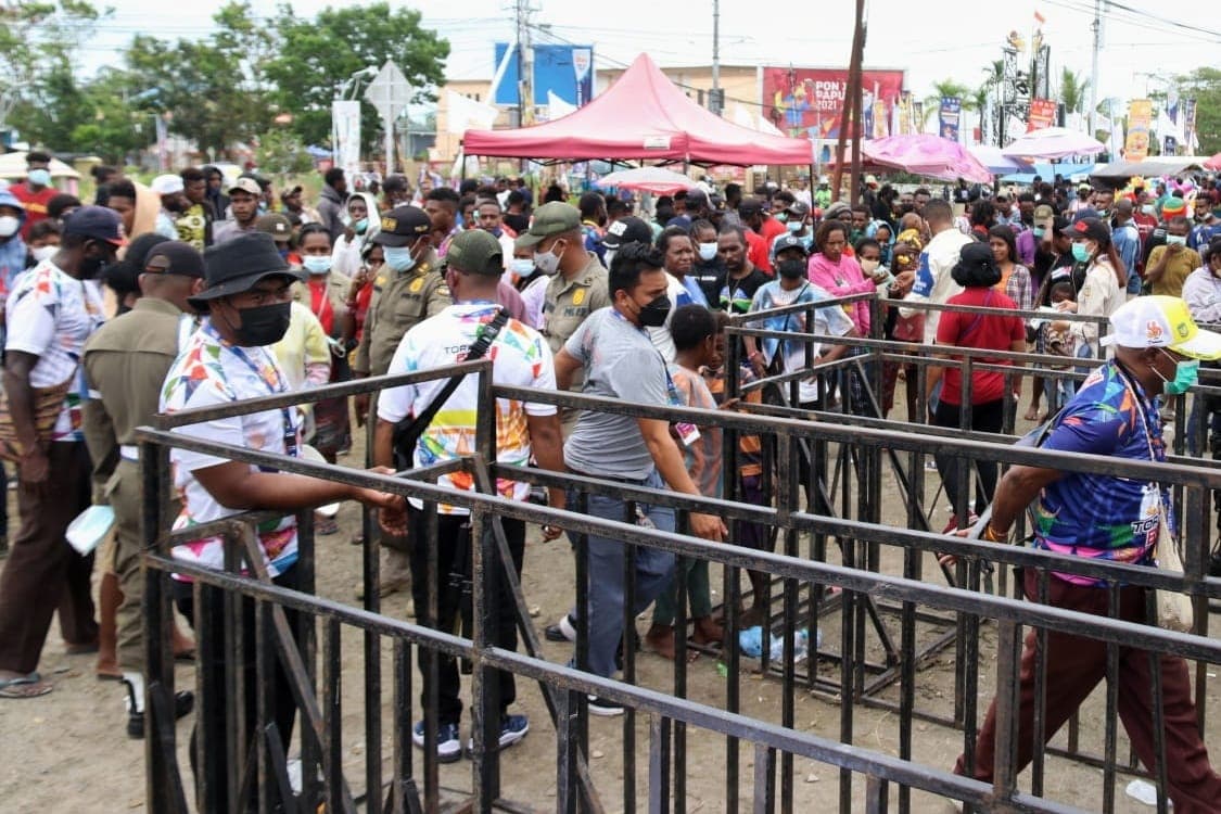 Ilustrasi berita GEBYAR PON PAPUA: 300 Personel Aparat Dikerahkan Amankan Gebyar Penutupan PON XX di Mimika