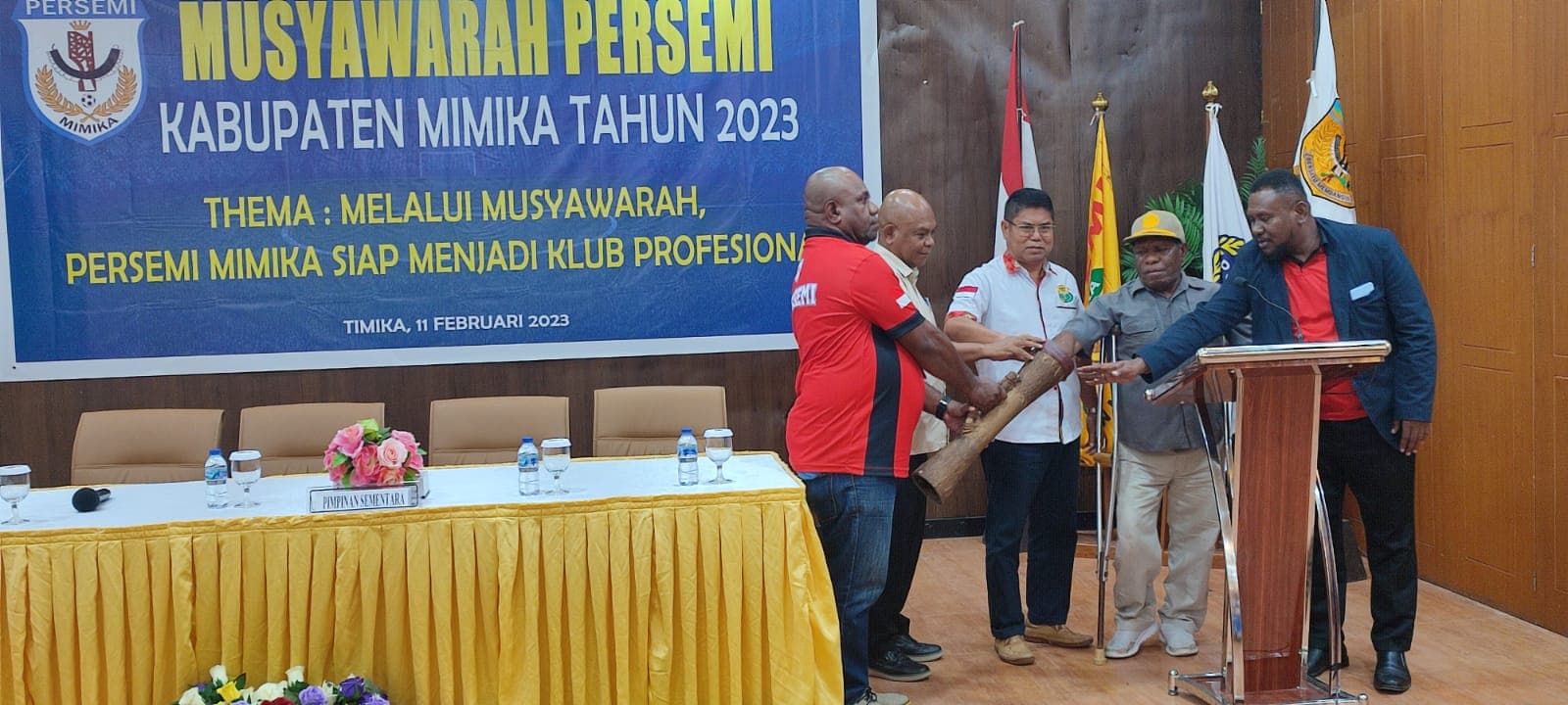 Ilustrasi berita Mimika: Empat Kandidat Perebutkan Kursi Ketua Persemi Mimika