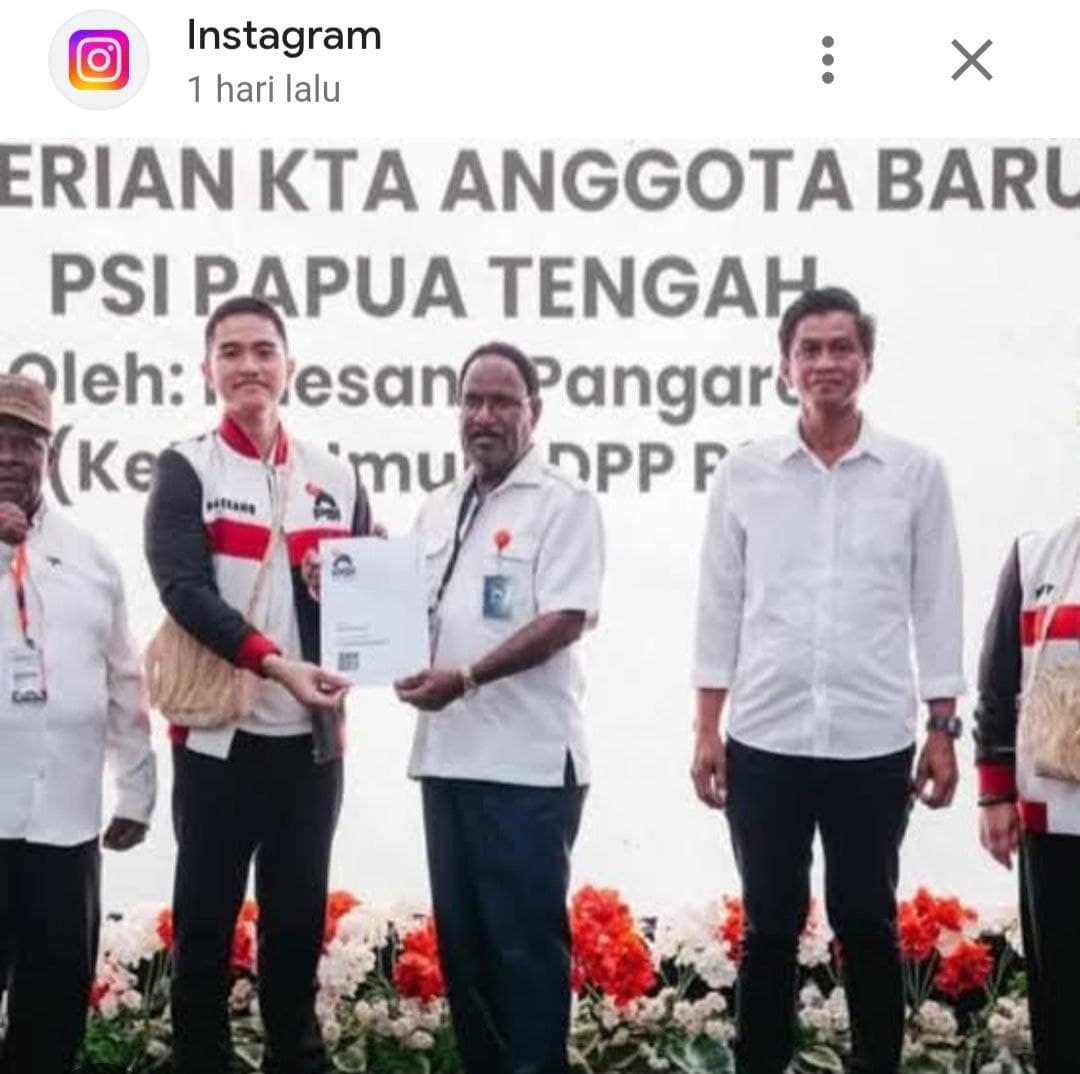 Ilustrasi berita Mimika: Willem Naa Dipercaya Isi Posisi Wakil Ketua DPD PSI Mimika Usai Pengunduran Diri Esau Dolame