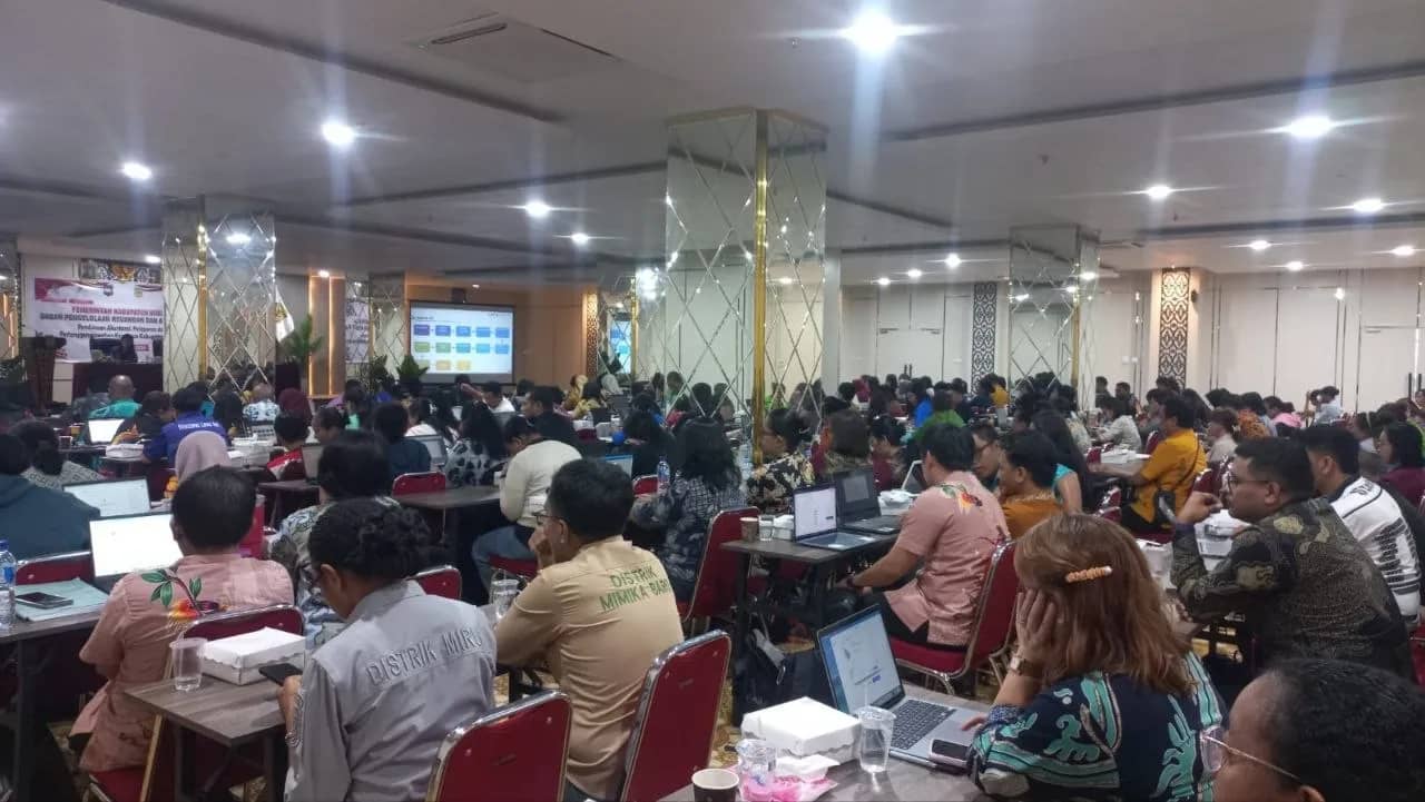 Suasana Kegiatan Sosialisasi Perkuat kapasitas Bendahara di setiap OPD.