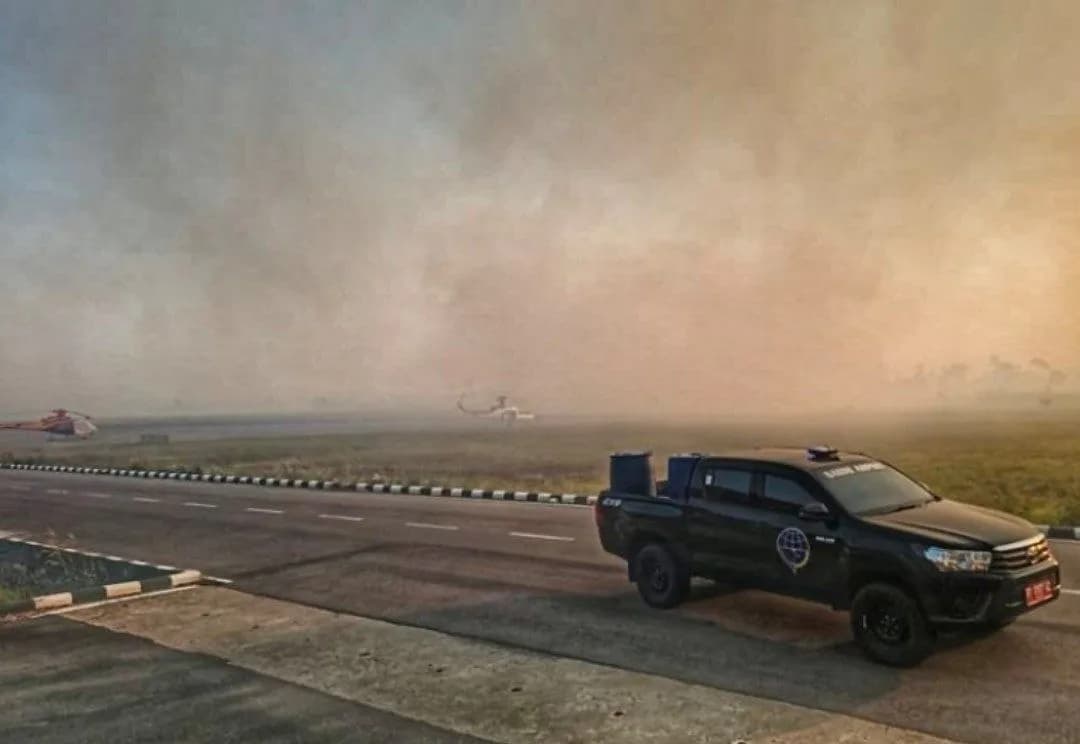 Ilustrasi berita Mimika: Bandara Nabire Batalkan Dua Penerbangan Karena Asap Karhutla
