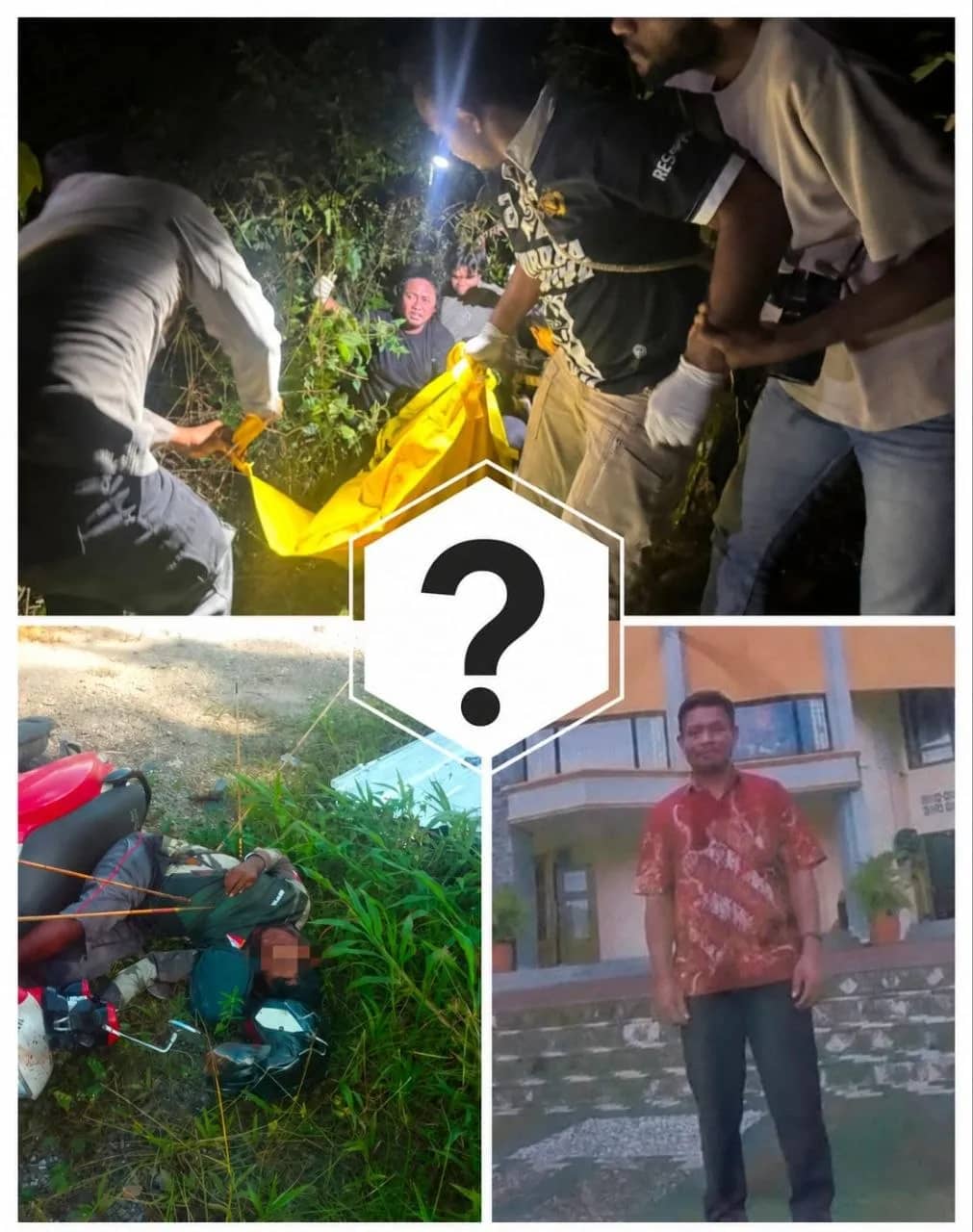 Korban yang ditemukan dan dilaporkan hilang