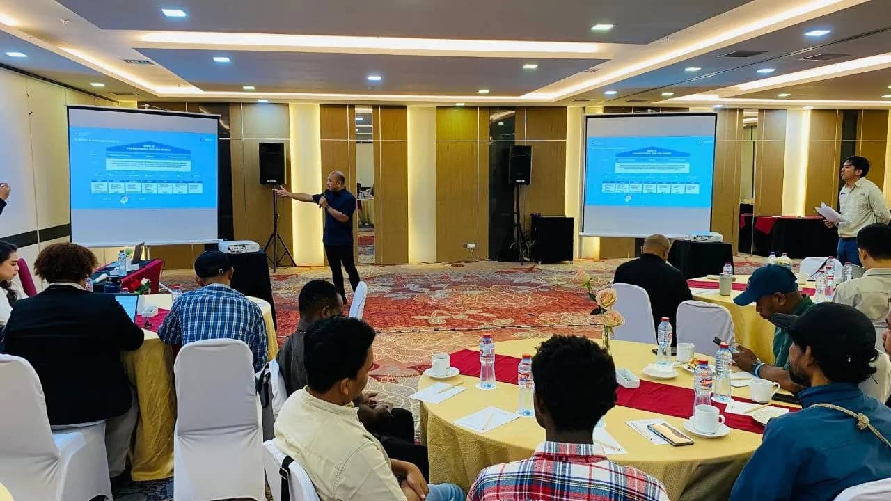 Sosialisasi kompetisi MediaMIND 2026 di Horison Diana Hotel Timika, Kamis (3/9).