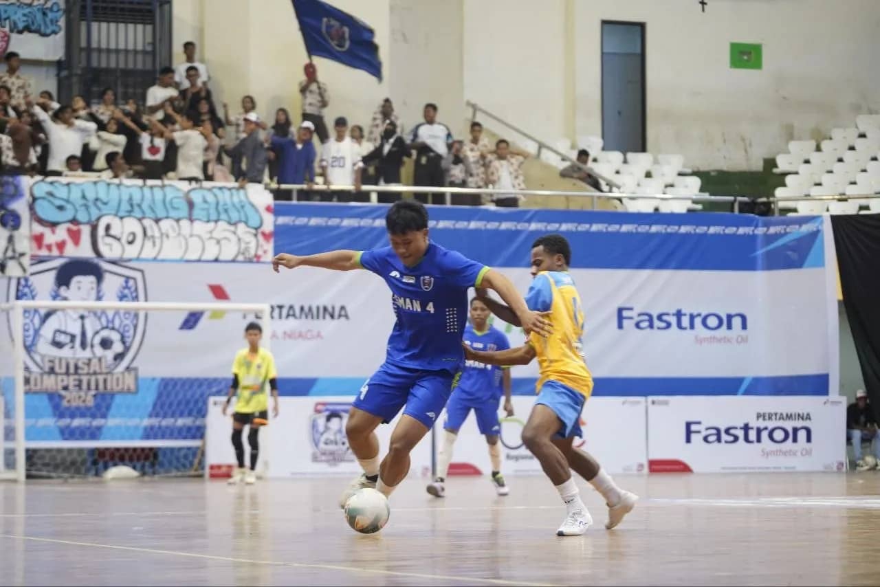 Ilustrasi berita JAYAPURA: Pertamina Patra Niaga Regional Papua Maluku Gelar MyPertamina Futsal Competition 2026, Kembangkan Talenta Muda dan Berdayakan UMKM Lokal