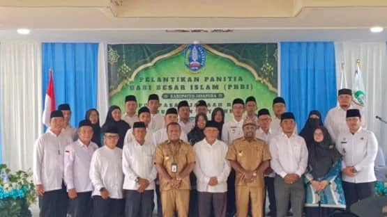 Ilustrasi berita JAYAPURA: Bupati dan Wakil Bupati Jayapura Lantik Pengurus PHBI, Lepas Jemaah Haji dan Gelar Halal Bihalal