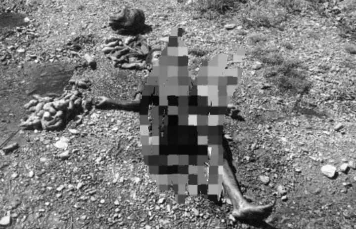 Seorang ibu rumah tangga terkapar usai terkena ledakan