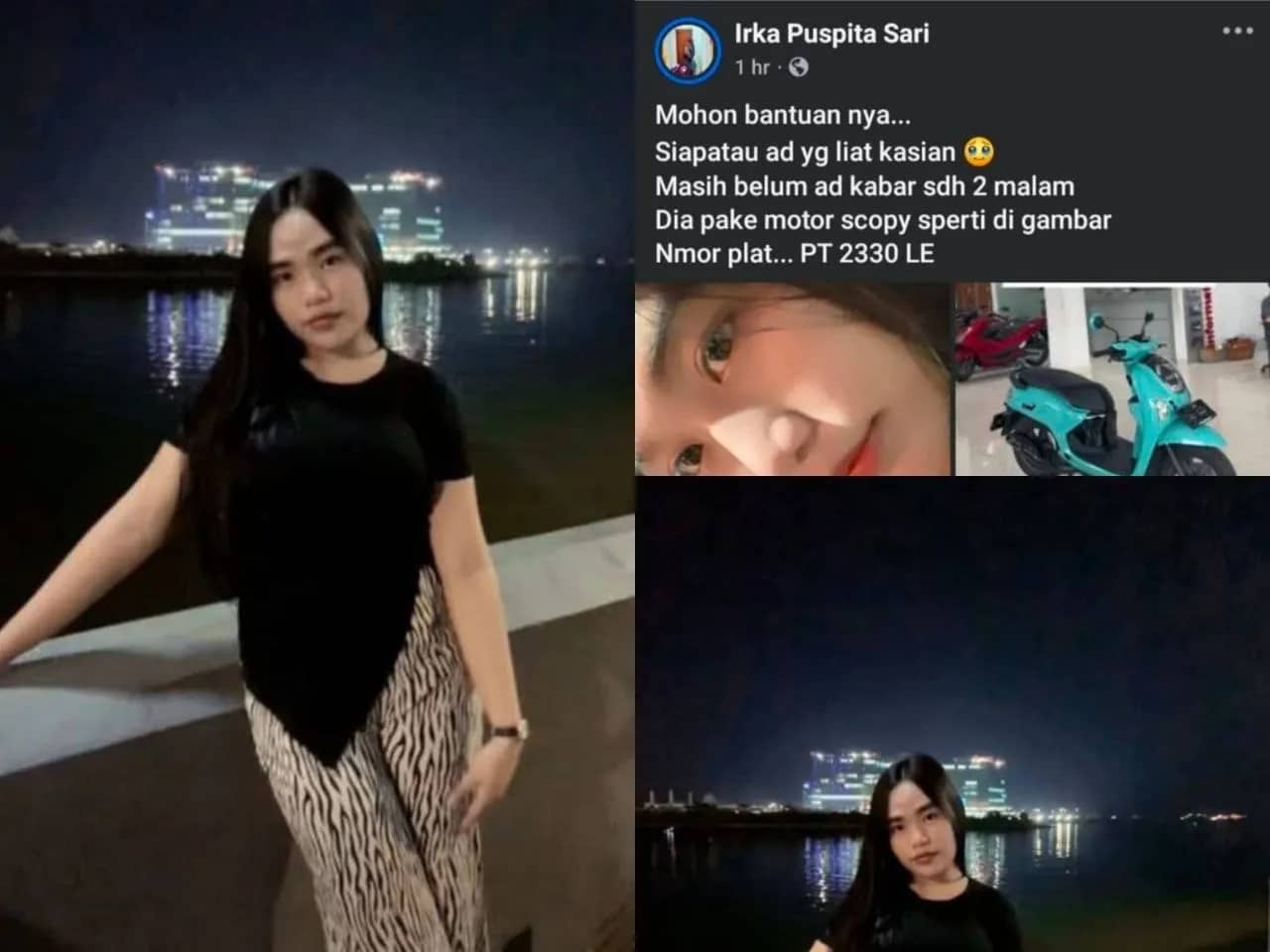 Seorang gadis muda bernama Tiwy dilaporkan hilang di Kabupaten Mimika,