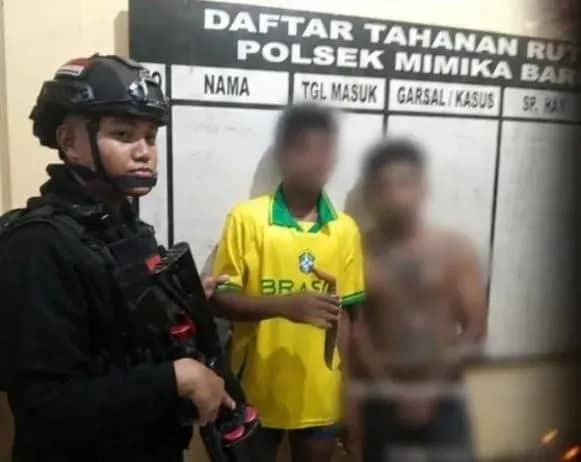 Ilustrasi berita Mimika: Mabuk dan Ancam Warga dengan Badik, Dua Pemuda di Timika Diamankan Polisi