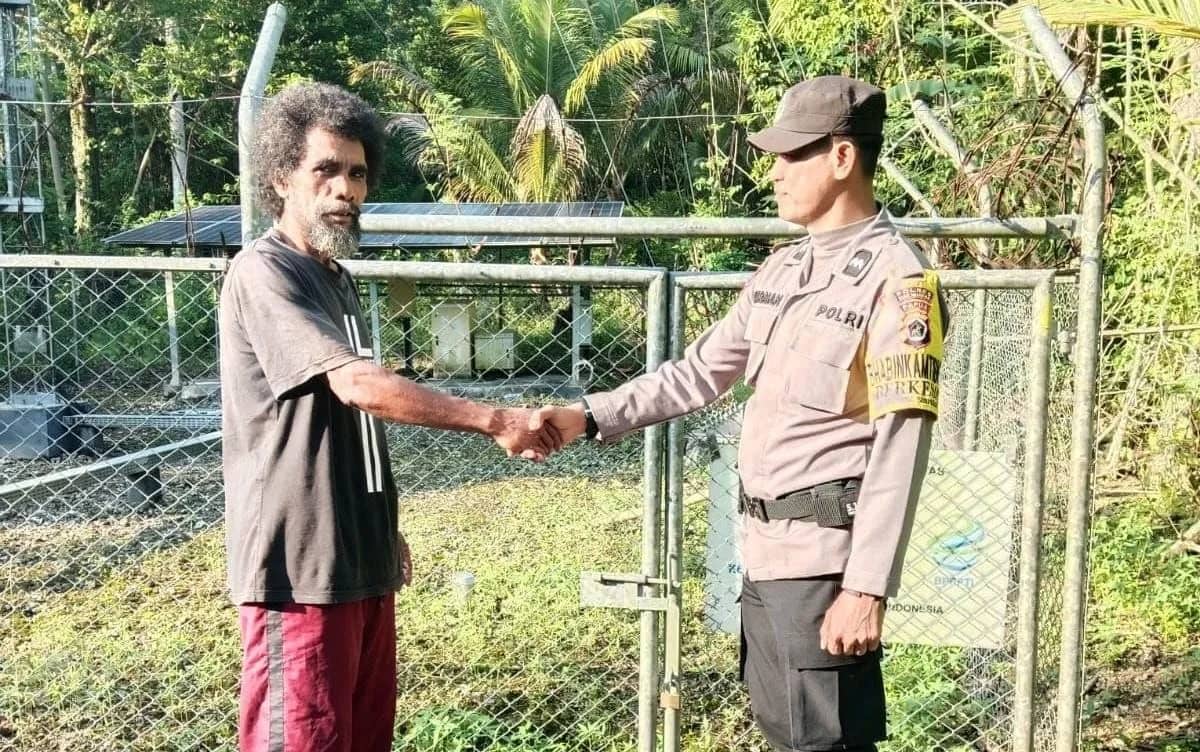 Ilustrasi berita Papua: Polsek Warsa Imbau Warga Jaga BTS dan Cegah Karhutla di Kampung Bosnaibradi