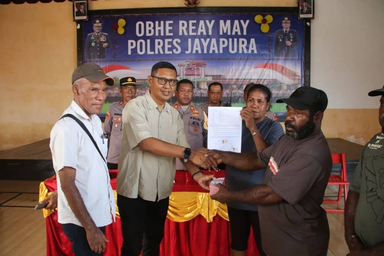 Ilustrasi berita JAYAPURA: Polres Jayapura Fasilitasi Pertemuan Kasus Pengeroyokan dan Pembakaran Rumah di Kampung Lapua