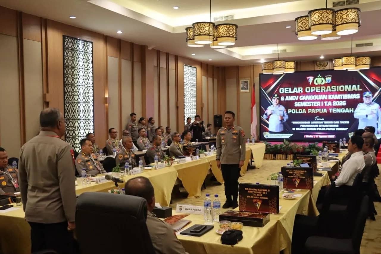 Ilustrasi berita Mimika: Anev Semester Pertama, 1.755 Gangguan Kamtibmas Terjadi di Wilayah Hukum Polda Papua Tengah, Mimika Tertinggi
