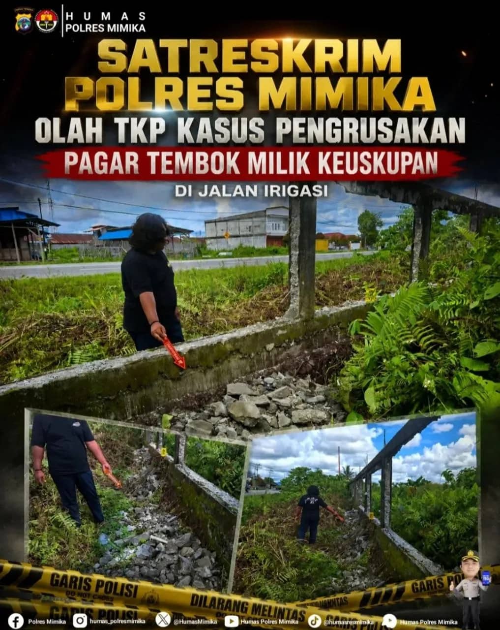 Ilustrasi berita Mimika: Perusakan Pagar Keuskupan Timika Jadi Pintu Masuk, Menguji Keberanian Polisi Ungkap Mafia Tanah yang Dekat dengan Petinggi Aparat Hukum